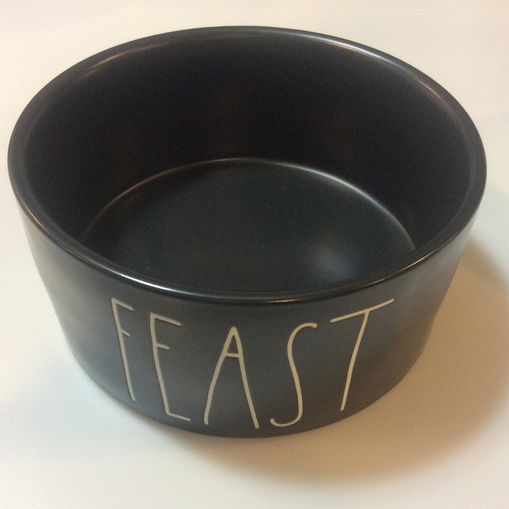 Rae Dunn Black FEAST Animal Dish